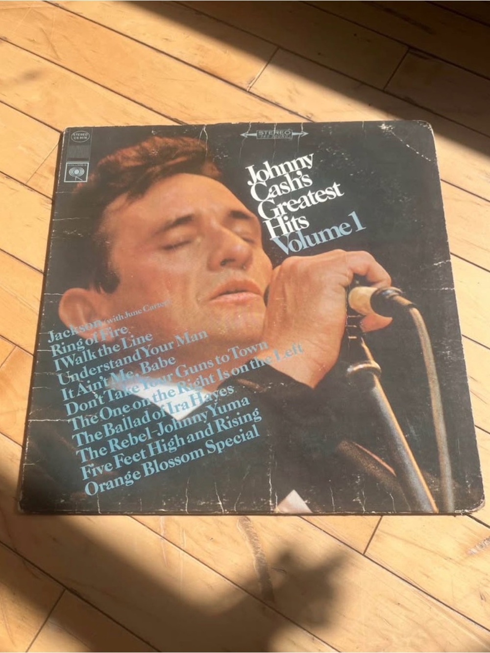 Johnny Cash Greatest Hits Volume 1 Record